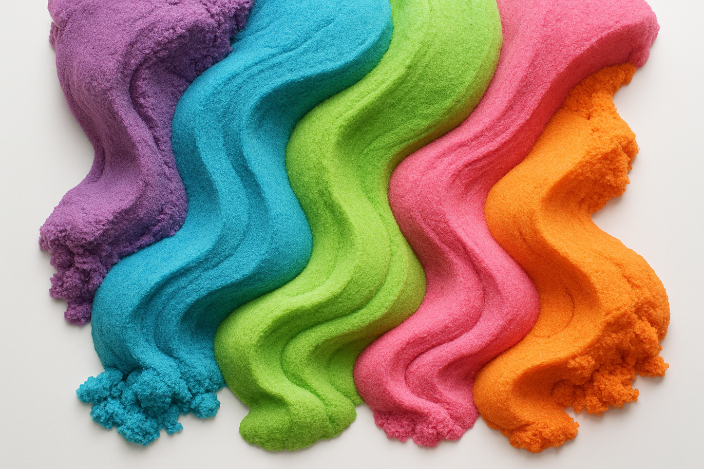 colored kenetic sand